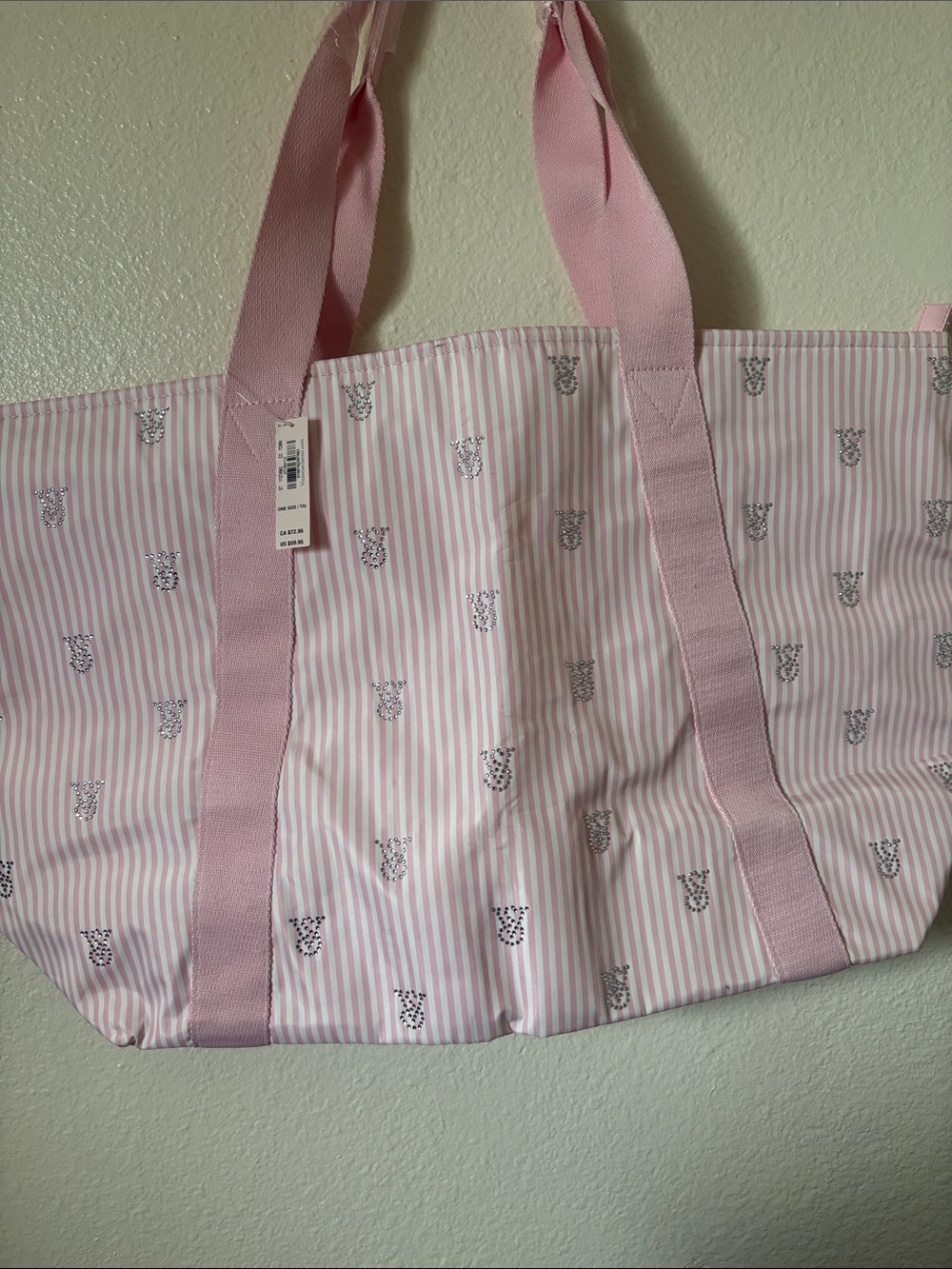 Victoria’s Secret pink tote